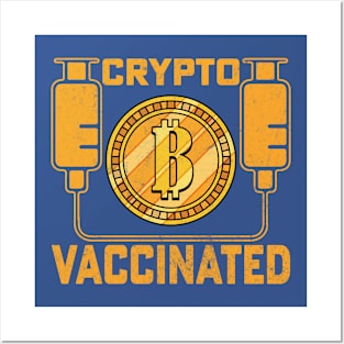 Crypto Vaccinated Posters and Art